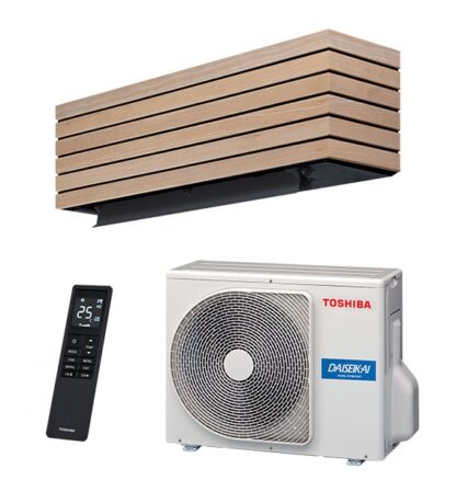 Toshiba Arctic Wood 25 sisä- ja ulkoyksikkö